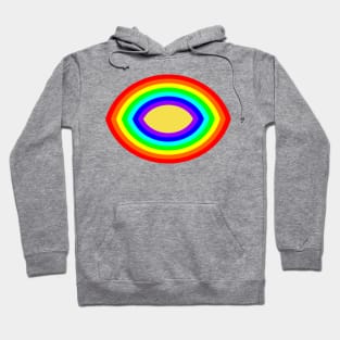 Rainbow Eye on Illuminating Hoodie